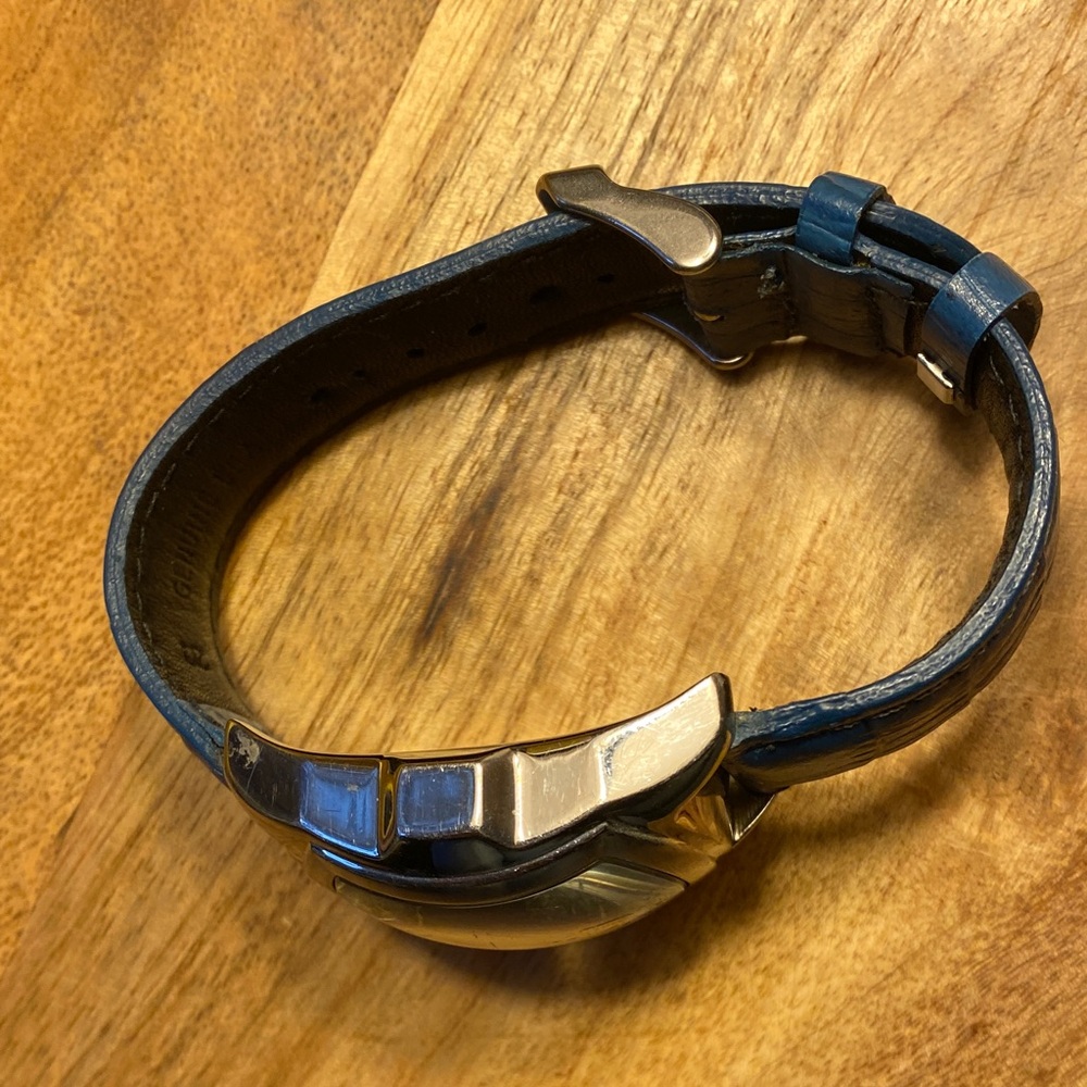 Invicta Lupah Blue Strap Silver Dial Watch - Picture 4 of 7